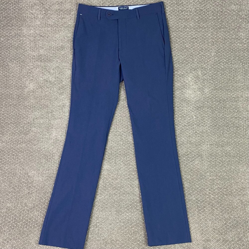 Peter Millar Crown Crafted Surge Performance Pants Men's 30 x 32 Navy Blue